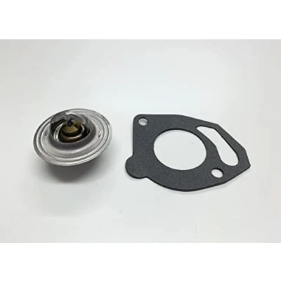Abbildung von Thermostat &amp; Dichtung kompatibel mit Jeep Cherokee XJ 2.5L 4.0L 1984 2001 CHA/XJ/013A 195F