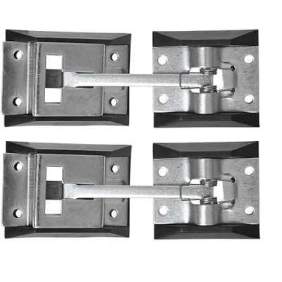 Abbildung von blntackle76 Set 1 4 Türfeststeller mit Halteteil Klappenhalter für Wohnwagen Wohnmobil Anhänger, Boot Eingangstürverschluss RV Türhalter (2 Stück)