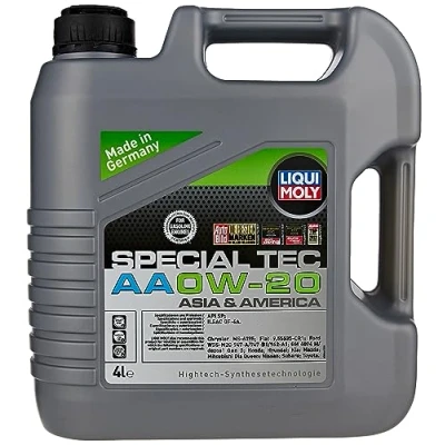 Abbildung von Liqui Moly Special Tec AA 0W 20 4l Motoröl 9705 OPEL: Astra K Sports Tourer, Corsa D Schrägheck, J JEEP: GRAND CHEROKEE 4
