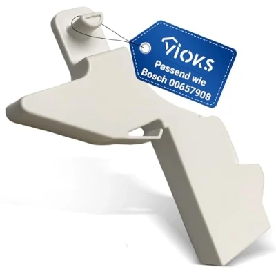 Abbildung von VIOKS Halter Rechts Ersatz für Bosch Siеmens Neff 00657908 Kühlschrank Tür Halterung Gefrierfachtuer Gefrierfachklappe in 3GF CE7 GSD GSN GS5 GS7 GSNF Gefrierschrank