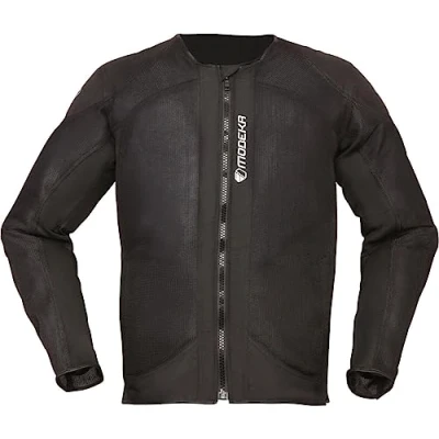 Abbildung von Modeka Motorradjacke Protektorenjacke Shielder schwarz S Protektorenhemd Crosshemd Motorrad Jetski Snowboard Ski Protektor