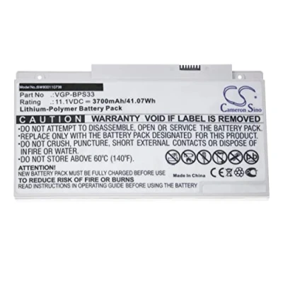 Abbildung von vhbw 1x Akku kompatibel mit Sony Vaio SVT151190X, SVT1511ACXS, SVT1511M1E Notebook (3500 mAh, 11,4 V, Li Ion) Infochip