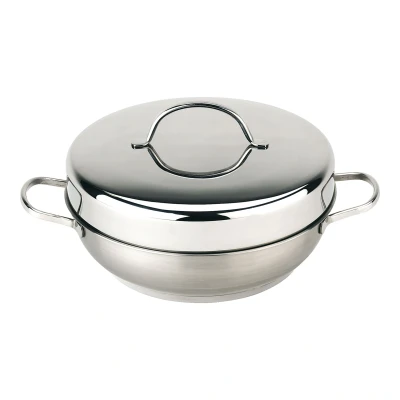Abbildung von Demeyere 4pc Stainless Steel Stovetop Smoker Set, Resto Series Edelstahl Räucherset, Silber, 11.5&quot;