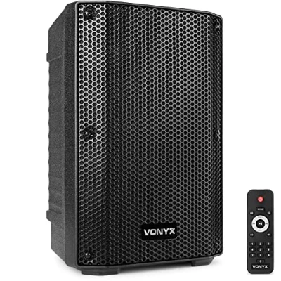Abbildung von Vonyx VSA08BT Aktiv Lautsprecher Bluetooth 250W, bi amped mit