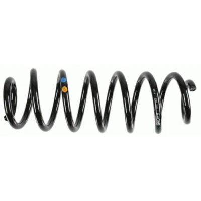 Abbildung von SACHS 994 363 Fahrwerksfeder Schraubenfeder mit konstantem Drahtdurchmesser Blau, orange VOLKSWAGEN: Golf 6, 5 Variant, Passat CC