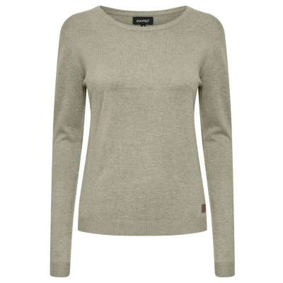 Abbildung von Oxmo Oxedda Strickpullover, Damen, Größe: XL, Seagrass melange