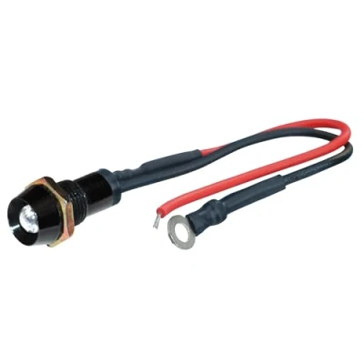 Abbildung von Foliatec LED Control Light schwarz Kontrolllampe Signallampe Ø = 10mm, weiss