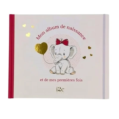 Abbildung von Mon Album de naissance et mes premières fois Fille: Contient 1 toise