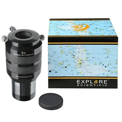Abbildung von Explore Scientific Fokal Extender 3x 50,8mm/2&quot; Barlowlinse zur Erhöhung der Brennweite für Teleskope