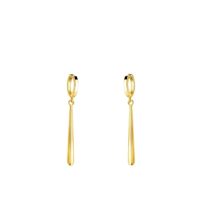 Abbildung von SOFIA MILANI Damen Ohrringe 925 Silber vergoldet/golden Stab Ohrhänger E2968