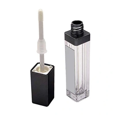 Abbildung von Harilla 7ml Leere Behälter Lippenstift Lippenbalsam Tube mit LED Licht für Unterwegs, Schwarz