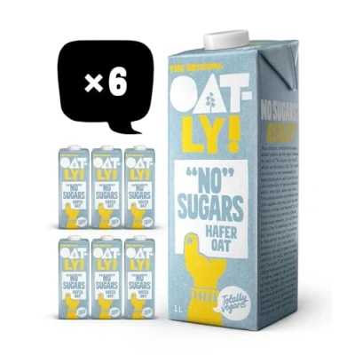 Abbildung von Oatly Haferdrink &quot;No Sugar&quot; Packung mit 6 (6 x 1 Liter)