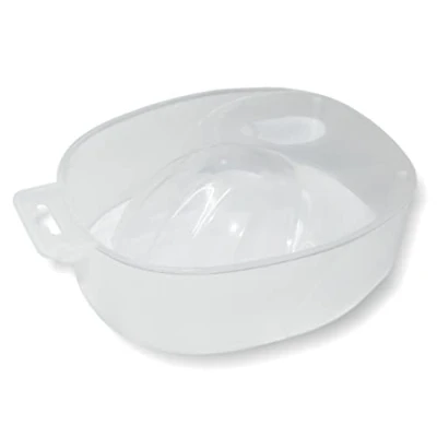 Abbildung von Maniküreschale transparent ergonomisch geformt Handbad