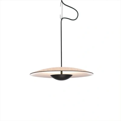 Abbildung von MARSET Ginger LED Pendel Triac Ø32cm eiche/weiß