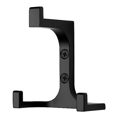 Abbildung von SO TECH® Kleiderhaken Garderobenhaken QUADRATO 8,1 x 7 cm, (1 St), schwarz matt inklusive Befestigungsschrauben