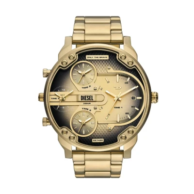 Abbildung von Diesel Traditional MR Daddy SLIM Chronograph, Herren, Größe: One Size, Gold
