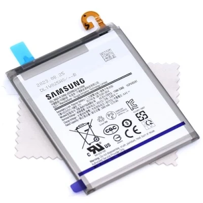 Abbildung von Akku für Samsung Original EB BA750ABU Galaxy A7 2018 (A750F) mit mungoo Displayputztuch