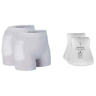 Abbildung von suprima Hüftschutz Set1 2x Slip1490 + 1x 2007 (Set, 1 tlg), hoher Tragekomfort, herausnehmbare Protektoren