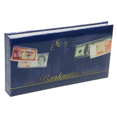 Abbildung von Safe, FC, Album (gebunden) geeignet für Banknoten mit 24 Blätter Designdruck Abm: 290x325x60 mm. pro Stk.