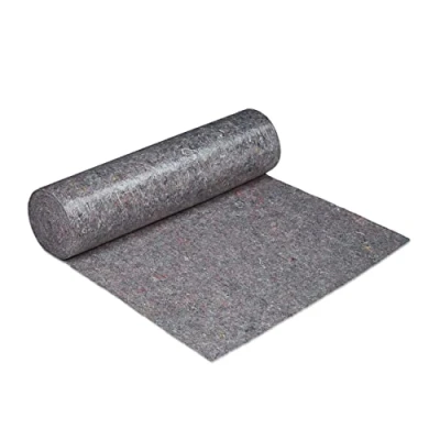 Abbildung von Relaxdays Malervlies, Abdeckvlies Rolle, 1 m x 50 = 50m², rutschfest, wasserabweisend, 270g/m², Streichen, Umzug, grau