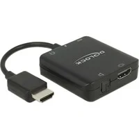 Abbildung von Adapter HDMI Stecker &gt; + TOSLINK S/PDIF 3,5mm Klinkenbuchse