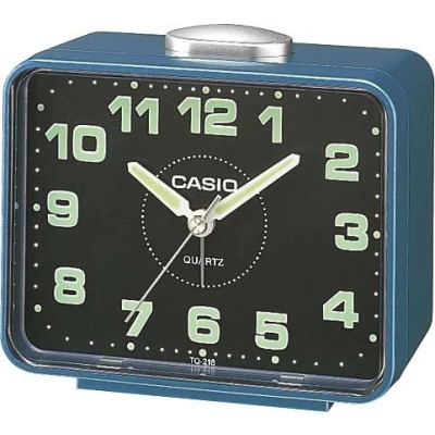 Abbildung von CASIO Quarzwecker TQ 218 2EF Wecker, ideal als Geschenk, Leuchtzeiger, Leuchtziffern