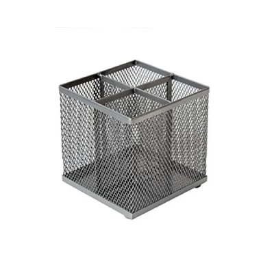 Abbildung von OSCO Wiremesh Square Pen Pot Silver
