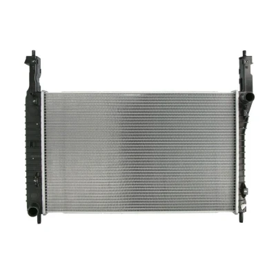 Abbildung von THERMOTEC D7X095TT Kühler, Motorkühlung Aluminium 673 408 26 Kühlrippen gelötet CHEVROLET: Captiva, OPEL: Antara