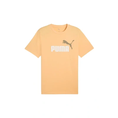 Abbildung von PUMA Unisex ESS 2 Color No. 1 Logo Tee T Shirts, Almost Apricot,