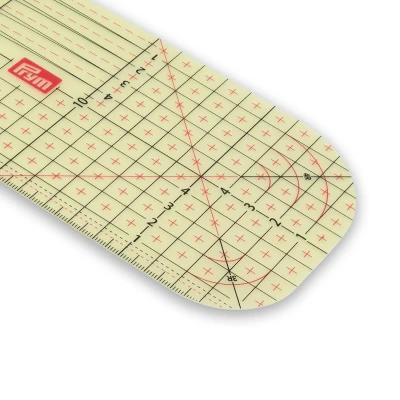 Abbildung von Prym 611491 Bügellineal, transparent, 30 x 10 cm