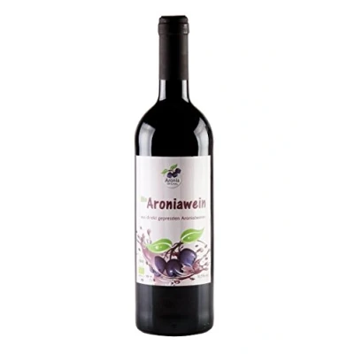 Abbildung von Bio Aronia Wein 0,75l Glasflaschen Original 11,5% Alkohol