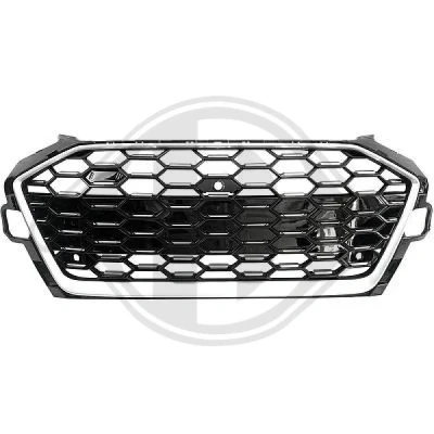 Abbildung von DIEDERICHS 1020843 Kühlergrill vorne schwarz/silber mit Kamera
