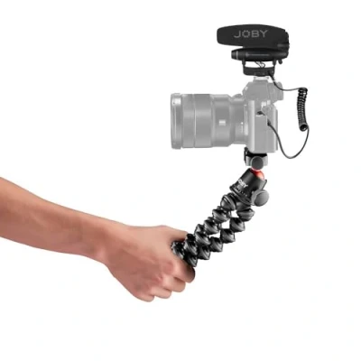 Abbildung von JOBY GorillaPod PRO Vlogging Kit, Ultimatives Kamerakit, 3K PRO, Wavo Supernieren Stabmikro, Rycote Lyre, Flexibles Stativ, Run &amp; Gun, YouTube, Filmemachen, DSLRs, spiegellos, CSC