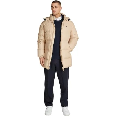 Abbildung von Tommy Jeans Steppjacke TJM ESSENTIAL DOWN PARKA mit Kapuze