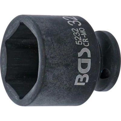Abbildung von BGS 5232 Kraft Steckschlüssel Einsatz Sechskant 12,5 mm (1/2&quot;) SW 32