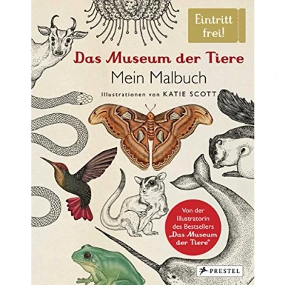 Abbildung von Das Museum der Tiere. Mein Malbuch: Eintritt frei!