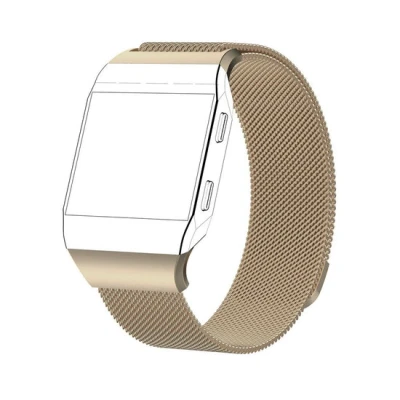 Abbildung von Fitbit Ionic Milanaise Armband Größe: Groß Vintage gold