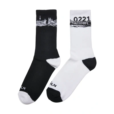 Abbildung von Mister Tee Major CITY 2PACK Socken, Herren, Größe: 43 46, Black white
