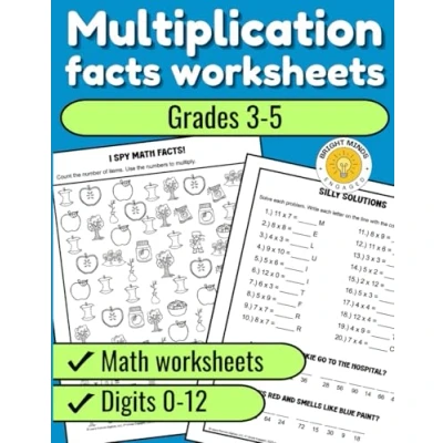Abbildung von Multiplication Facts Worksheets: Grades 3 5 Digits 0 12 Math Worksheets (Multiplication Practice for Kids)
