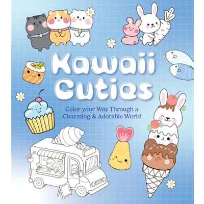 Abbildung von Kawaii Cuties: Color Your Way Through a Charming and Adorable World More Than 100 Pages To Color! (Chartwell Coloring Books)