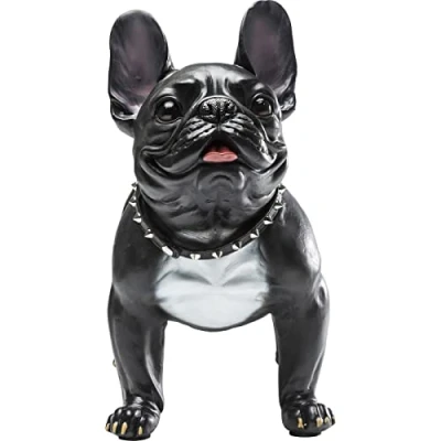 Abbildung von Kare Design Deko Figur Ganster Dog, Schwarz, Hund, Objekt, Tiermotiv, Wohnzimmer, Schlafzimmer, Flur, 40x50x24 cm (H/B/T)