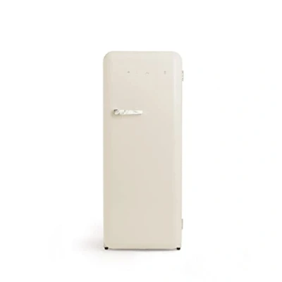Abbildung von CREATE / RETRO FRIDGE 150 MARBLE/Kühlschrank mit Gefrierfach 281L in Cremeweiß, Griff Marmor 102W, niedriger Energieverbrauch, 150cm, 3 Ablagen, Temperaturregelung,60x60x150cm