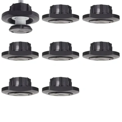 Abbildung von SO TECH® Möbelfuß Höhenversteller für Ø 30 mm Topfbohrung, Höhenverstellung 10 mm, (Spar Set, 8 St), Tragkraft 175 kg pro Stück, Hersteller: Italiana Ferramenta