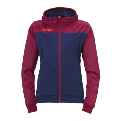 Abbildung von Kempa Trainingsjacke, Damen, Größe: Medium, deep blau rot