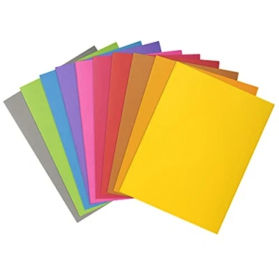 Abbildung von Exacompta 217001E 10er Pack Aktendeckel ROCKs. Aus Karton für DIN A4 farbig sortiert Hefter ideal das Büro und Schule die mobile Organisation