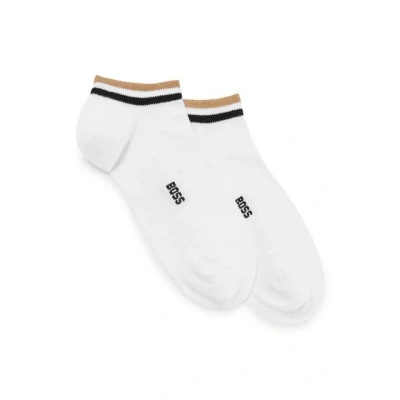 Abbildung von BOSS Sneakersocken &quot;2P AS Uni stripe CC&quot;, (Packung, 2er), mit geringeltem Abschluss