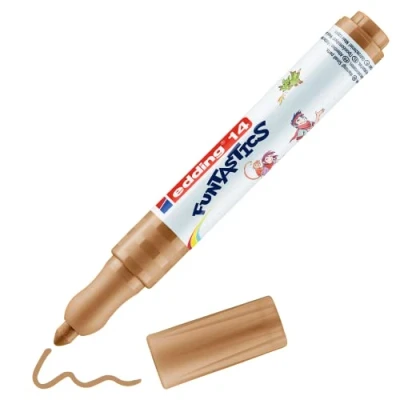 Abbildung von 10 x edding Fasermaler 14 Funtastics ca. 3mm ocker