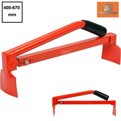 Abbildung von TRIZERATOP Plattenheber Plattenheber, Steingreifer, Ziegelzange, Klinkerträger 400 600 mm, max. 30 kg Traglast, ]