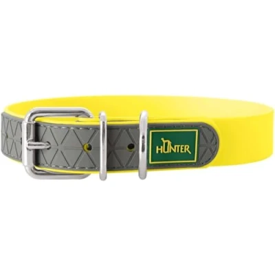 Abbildung von HUNTER CONVENIENCE Hundehalsband, Kunststoffmaterial, 45 S M, neongelb