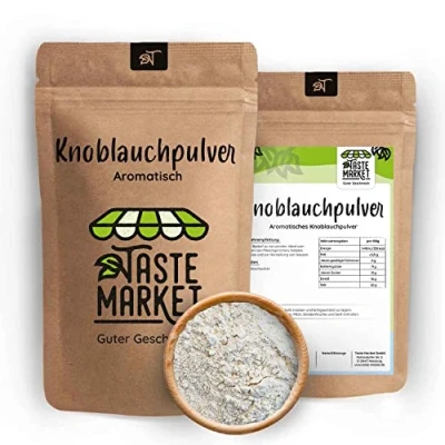 Abbildung von 10 kg Knoblauch Pulver fein gemahlen Knoblauchpulver Gewürz Garlic TASTE MARKET